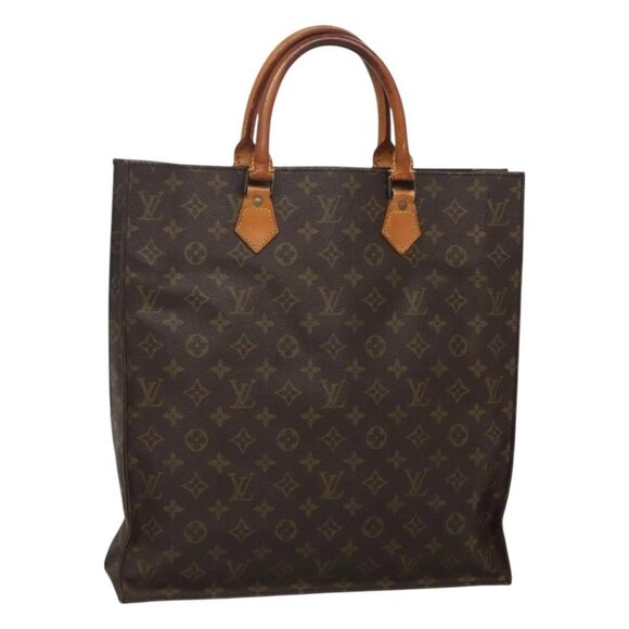 LOUIS VUITTON Monogram Sac Plat Hand Bag - Picture 1 of 16